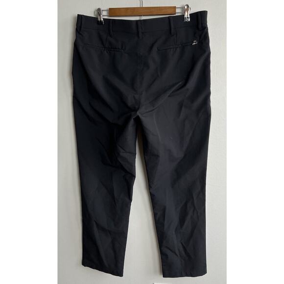 Banana Republic Stretch Slim Fit Flat Front Pant 36x30 Black #1557516 Men’s - Picture 2 of 6